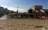 В Лискинском районе прошли традиционные соревнования по пожарно-прикладному спорту среди школьников