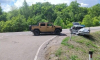 Жёлтый Hummer превратил в кучу металлолома «ВАЗ», в котором ехали двое детей