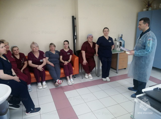 Противопожарный инструктаж с персоналом Перинатального центра проведен в Видном