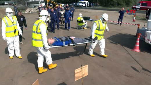 Масштабные учения на случай падения самолёта на АЭС прошли в Нововоронеже