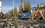 На Московском проспекте в Воронеже вновь роют котлован из-за коммунальной аварии