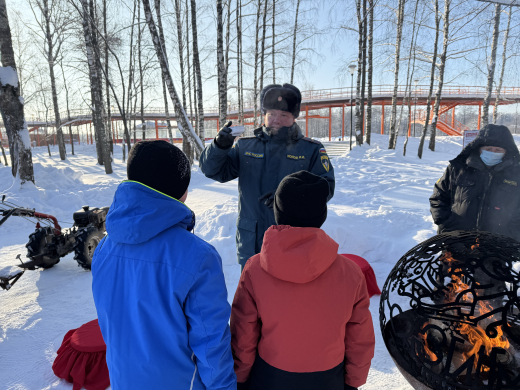 Тематическое мероприятие по пожарной безопасности проведено в парке Егорьевска