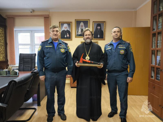 В Одинцовском городском округе укрепили сотрудничество МЧС и епархии в сфере пожарной безопасности