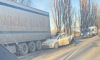 Иномарка влетела под прицеп грузовика в Воронеже