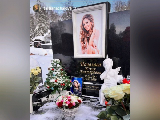 Могилу Юлии Началовой завалили цветами в день рождения певицы