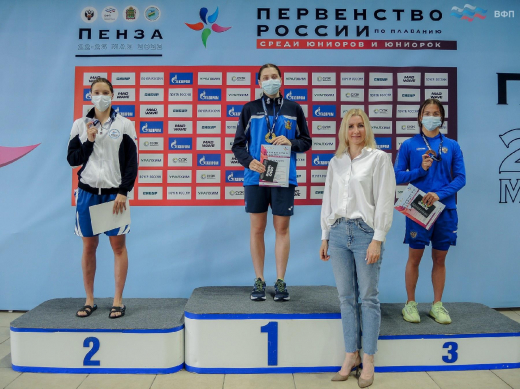 Воронежская пловчиха победила на первенстве России