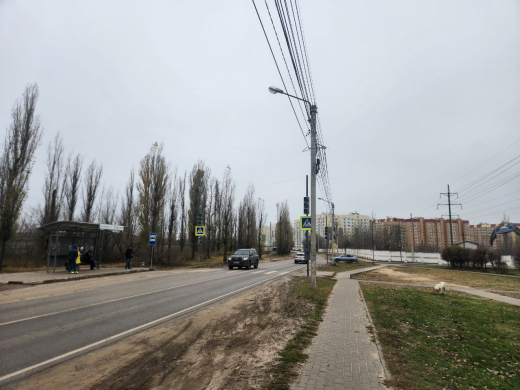 Новый светофор появился на загруженной улице в Воронеже