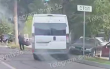 «Какая-то просто лютая авария»: в Воронеже жёсткое ДТП парализовало движение по улице Хользунова