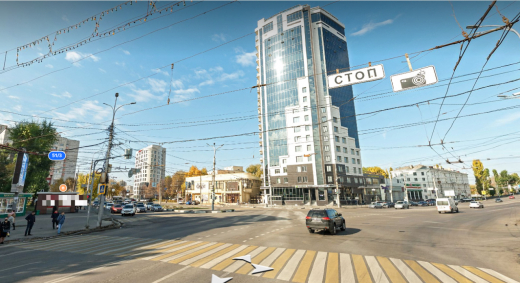 Перекрёсток в Воронеже попал в топ-5 самых аварийных в стране