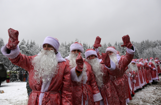 В подмосковном Видном в 10-й раз пройдет парад Дедов Морозов