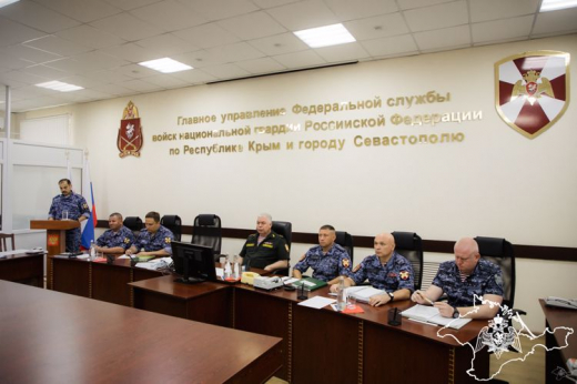 В Крыму и Севастополе военнослужащие и сотрудники Росгвардии подвели итоги за первое полугодие текущего года
