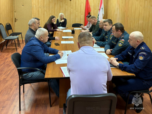 Меры пожарной безопасности обсудили сотрудники МЧС России с представителями бизнеса и управляющих компаний Волоколамска