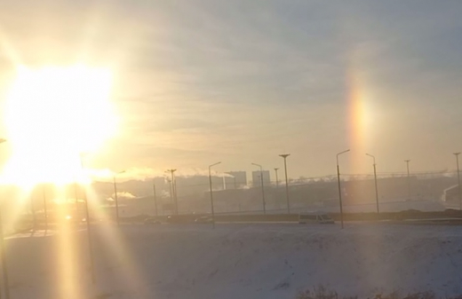 Воронежец снял в небе загадочный «глаз»