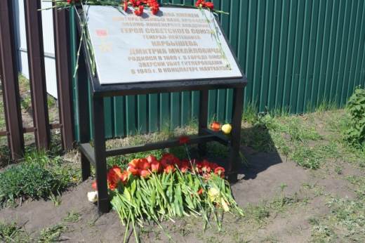 Мемориальную доску в честь героя ВОВ торжественно открыли в воронежской Масловке