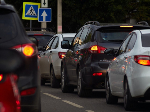 Пробка на выезде из Воронежа скопилась из-за подрыва блоков ракет