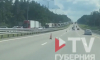 Бесконечный поток: пробку из-за перевернувшейся фуры под Воронежем сняли на видео