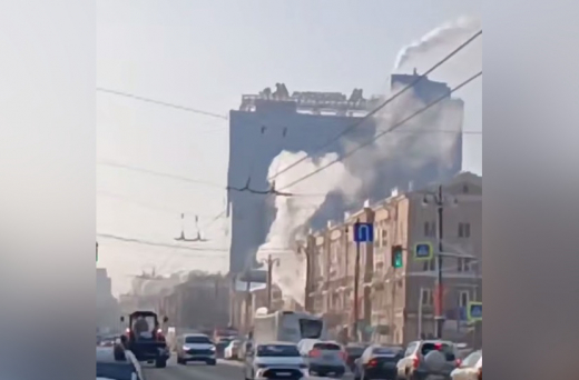 О причине пожара на главной улице Воронежа рассказали спасатели