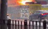 Полыхающий троллейбус попал на видео в Воронеже