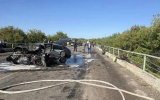Воронежец погиб в загоревшейся после ДТП машине