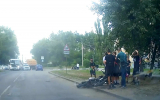 В Воронеже 17-летний байкер попал в больницу после столкновения с иномаркой