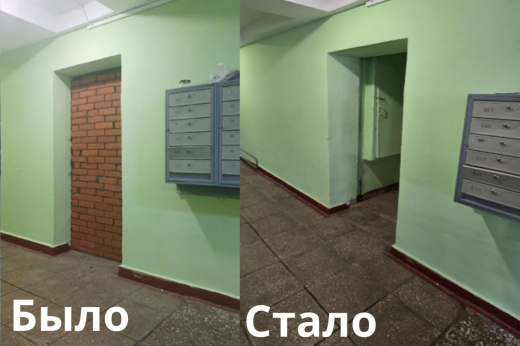 Замуровали, демоны! В одном из московских домов кто-то заложил кирпичной стеной пожарный кран