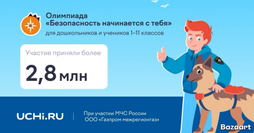 Школьники Подмосковья стали самыми активными участниками Всероссийской онлайн - олимпиады 