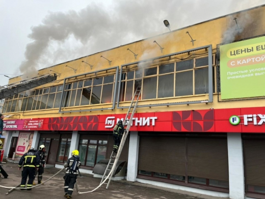 Пожар в торговом центре Нововоронежа мог вспыхнуть из-за светильника