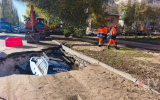 Из-за аварии с провалившейся в яму машиной 15 улиц остались без воды в Воронеже