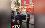 Задержание нарушителя на воронежском проспекте Революции сняли на видео