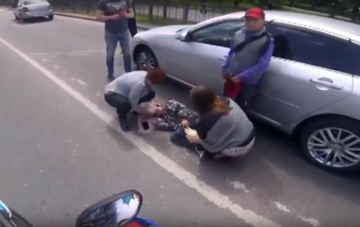 Иномарка сбила ребёнка на Московском проспекте в Воронеже