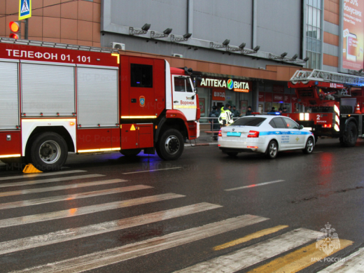 Пожарно-тактические учения на ТЦ 