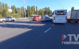 Столкновение «Лады» с маршруткой привело к утренней пробке в Воронеже