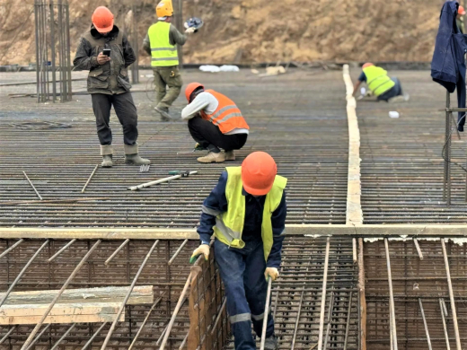 В Воронеже начали заливать фундамент нового стадиона