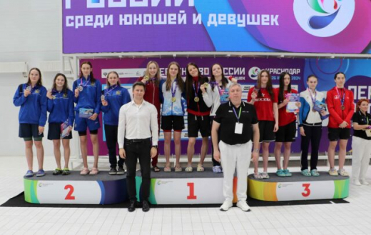 Юные воронежские пловцы завоевали четыре медали Первенства России