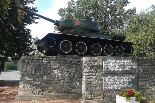 Курские власти хотят забрать у Эстонии демонтированный танк-памятник Т-34