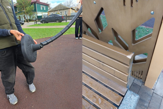 Вандалами, «разгромившими» новый парк в Калаче, оказались дети