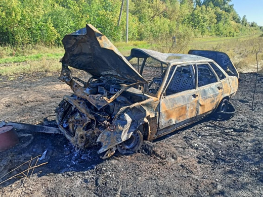 Житель Воронежской области сгорел в ВАЗе