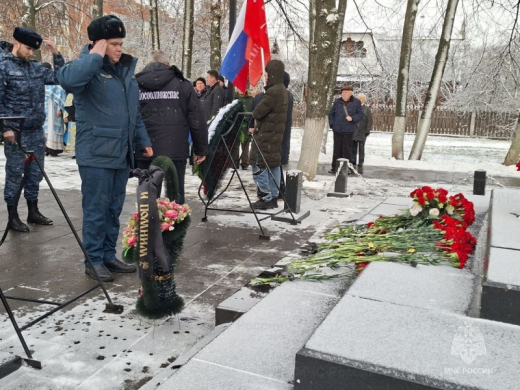 В Серебряных Прудах почтили память воинов, павших при освобождении города в годы ВОВ