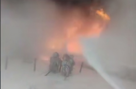 Атака беспилотников привела к возгоранию нефтепродуктов в Воронежской области