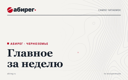 Самое читаемое на сайте «Абирега» за неделю (17.10–23.10.2026)