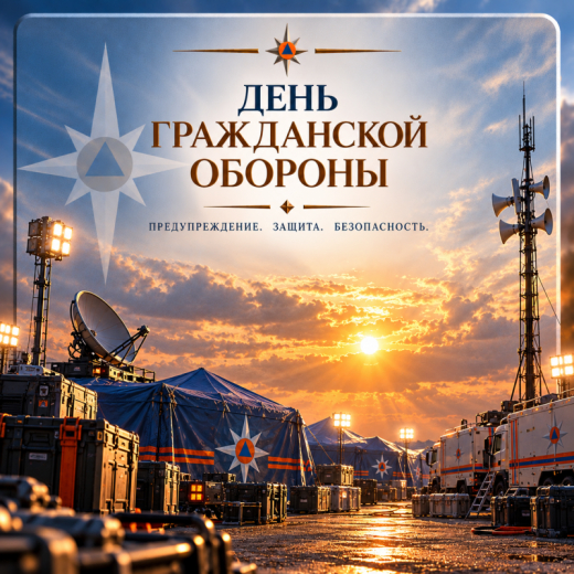 Поздравление главы МЧС России Александра Куренкова по случаю 94-й годовщины со дня образования гражданской обороны
