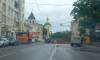 Дорогу под Каменным мостом в Воронеже перекрыли
