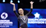 Воронежская гимнастка Ангелина Мельникова завоевала третье золото Чемпионата Европы в Загребе