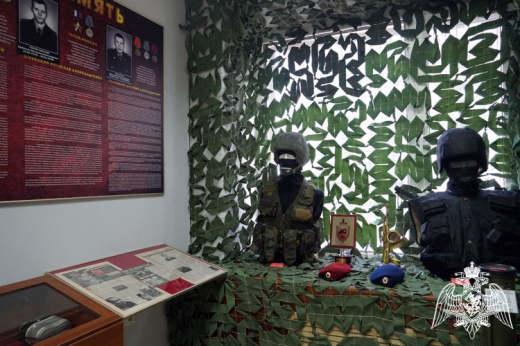 В Воронежском СОБР открылась комната боевой славы войск национальной гвардии