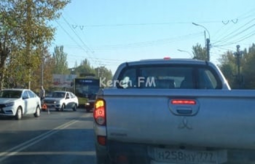 На перекрестке Еременко-Мирошника в Керчи произошло ДТП