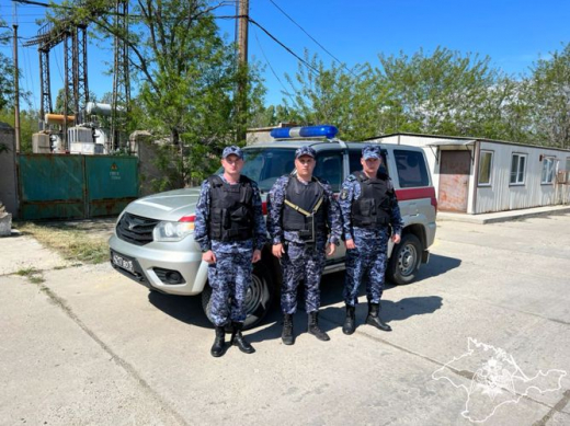 В Крыму сотрудники вневедомственной охраны предотвратили пожар на охраняемом объекте