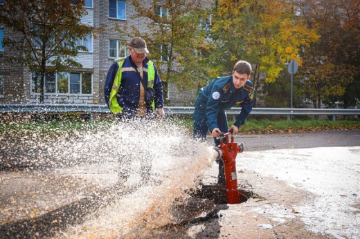 В Клину инспектируют системы противопожарного водоснабжения