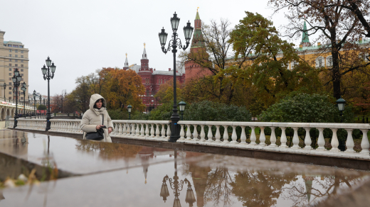 Первый снег выпал в Москве и Подмосковье