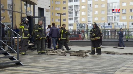 Спасатели впервые организовали пожарно-тактические учения в самом высоком здании Воронежа