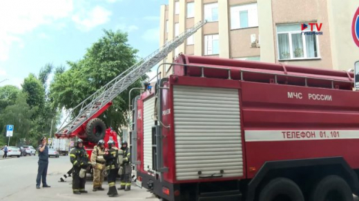 Воронежские спасатели провели учения в областной офтальмологической больнице